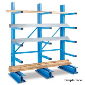 Cantilever charges mi-lourdes