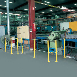 Barrière de délimitation au sol